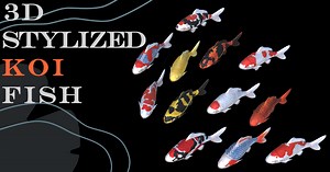 3D Stylized Koi Fish | Characters | Unity Asset Store