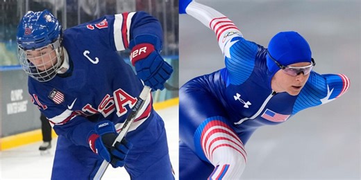 US hockey’s Hilary Knight proposes to speedskater Brittany Bowe during Olympics