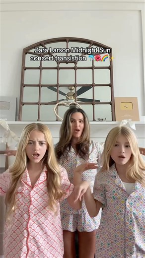 @ZaraLarssonOfficial CONCERT OUTFIT TRANSITION 😱🌺🐬🌈