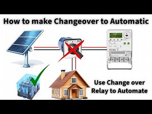 How to install Automatic Changeover Relay for solar system