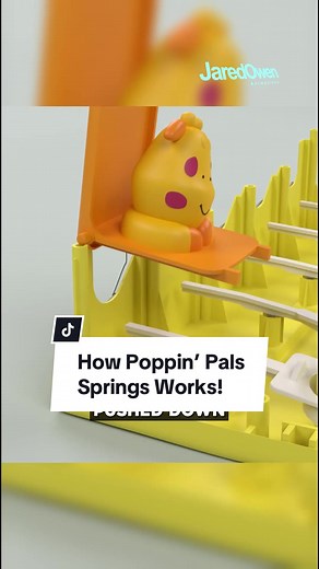 How Poppin’ Pals Springs Work! #3d #3danimation #jaredowen #toy