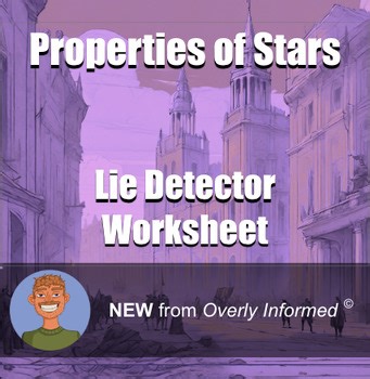 Properties of Stars Lie Detector Worksheet