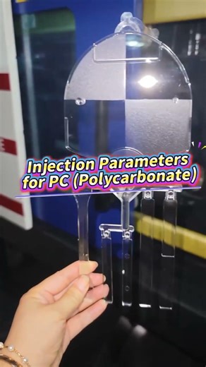 Injection moulding parameters for PC(Polycarbonate) #plastic #injectionmoulding