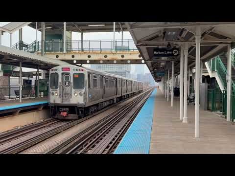 Chicago 'L' Ashland Green/Pink Line Station Walkthrough