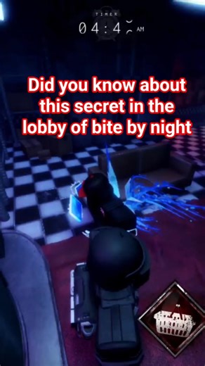secret in bite by night lobby #bitebynight #eastereggs #roblox #fnaf