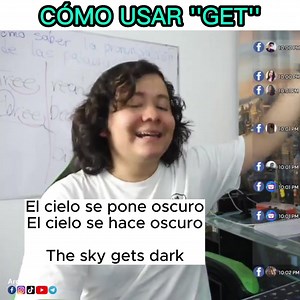 ¿Cómo usar GET en inglés? 💯✅👨🏻‍🏫 . . . . . . . . . . . . . . #aaronflores #aronflores #inglesfacil #englishvocabulary #englishgrammartips #englishpronunciation #englishteacher | Aron Flores