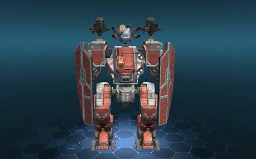 War Robots 攒了450铂金币换了重甲泰坦Arthur