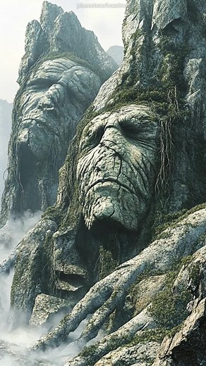 Fossilized Giants in Mountain Landscapes