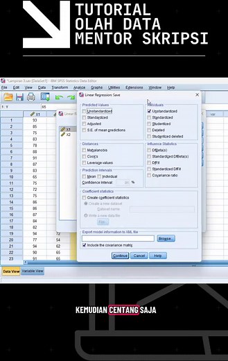 Tutorial SPSS Uji Normalitas Skripsi Pengaruh