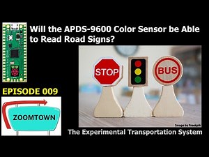 E009 APDS 9960 Color Sensor - Can it read road signs?