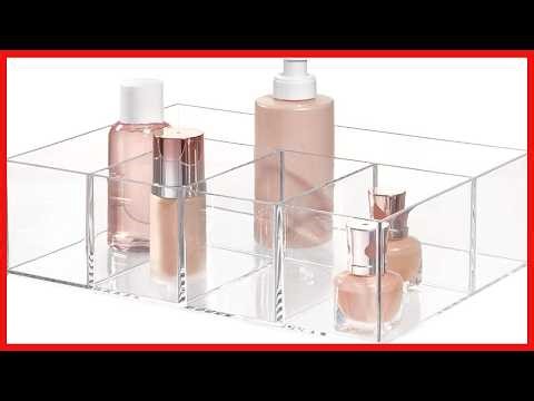 Maximize Your Space with the iDesign Clarity Divided Vanity Organizer