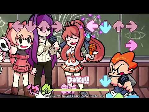 Friday Night Funkin': Doki Doki Takeover Plus! (Mini Update) - Love n' Funkin' (Pico Mix)