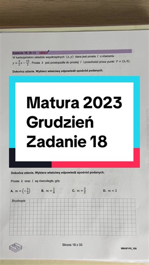 Zadanie maturalne z matematyki – poziom podstawowy. Matura z matematyki krok po kroku. #matura #maturamatematyka #zadaniematuralne #matematyka #maturapodstawowa