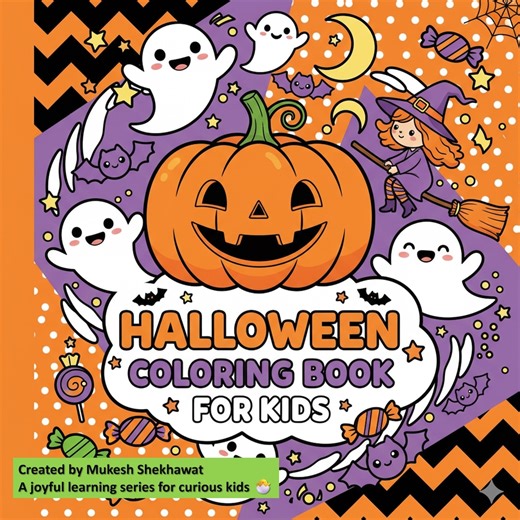 Spooky Colouring Pages | Halloween Printable Art for Kids - Etsy