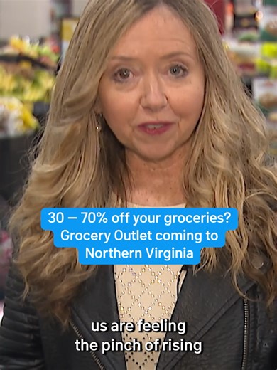 How does chicken for under $2/lb sound? What about 50 CENTS for a probiotic soda?⁠ ⁠ Grocery Outlet, which just opened in Falls Church, Virginia, promises deals that could save you 70% on some items. News4's Darcy Spencer explains.⁠ ⁠ #groceries #bills #food #money #fallschurch #va #washingtondc #maryland #virginia #pgcounty #dc #districtofcolumbia #dmv #northernvirginia #alexandriava #northernva #arlingtonva #fairfaxcounty #nova #md #mocomd #pgcountymd