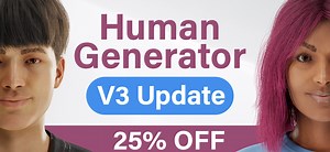 Human Generator V3 Launched and 25% Early Black Friday SALE! [$]