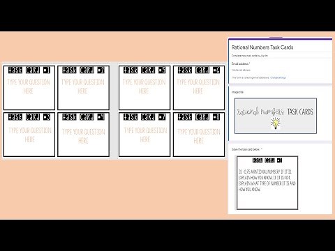 Creating Task Cards on PowerPoint and Making them Digital using Google Forms