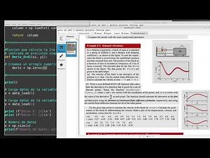 Derivada numérica de un conjunto de datos en Python
