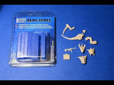 Blue Stuff/Oyumaru - How to cheaply cast miniatures or plastic models - new version