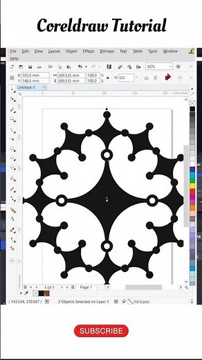 Coreldraw x7 clock design tutorial #shortsfeed #coreldraw