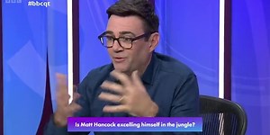 Andy Burnham jokes Matt Hancock is better at 'Bushtucker trials than clinical trials'