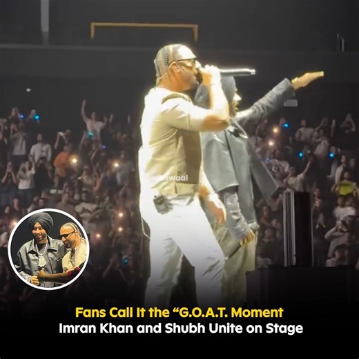 ikswaal on Instagram: "Last Night in Dubai: Shubh Brings Out Imran Khan, Fans Go Crazy! 🔥 Shubh gave a high-energy performance that had everyone cheering — but the crowd went wild when Imran Khan came on stage. It was a dream moment for fans to see both stars performing together. From Still Rollin to Amplifier, every song had the audience singing and dancing along. People are calling it one of the best Desi music nights ever, full of energy, emotion, and pure magic. ❤️ #Shubh #ImranKhan #ShubhL