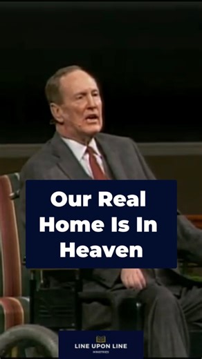 Our Real Home Is In Heaven . Listen to the latest Line Upon Line Ministries podcast episode, where we discuss prioritizing Bible intake for 2026 and hear a message by David Miller called “Recovering Old Truths” . Available on our website or wherever you get your podcasts! . #heaven #Jesus #Scripture #bible #christianity | Line Upon Line Ministries