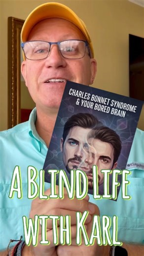 Karl BlindLife on Instagram: "Living With Hallucinations: Charles Bonnet Syndrome In this A Blind Life with Karl video, I open up about my own experience with Charles Bonnet syndrome – the visual hallucinations that can happen when you live with vision loss. I talk about how familiar faces can suddenly shift and morph, how confusing that can feel in the moment, and why you are not “going crazy” if this is happening to you. Charles Bonnet syndrome is a known response to sight loss, where the brai