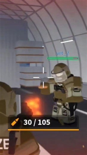 #roblox comeback using taser then shot em