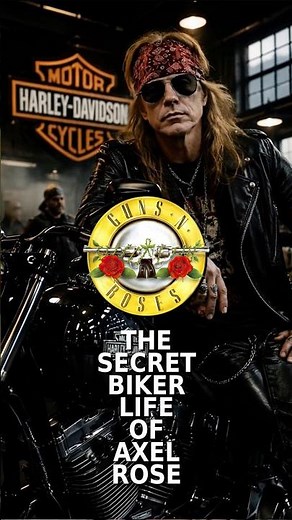 The Secret Biker Life of Axl Rose 🏍️🌹