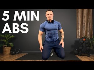 KILLER 5 MINUTE ABS & CORE WORKOUT (QUICK & EFFECTIVE)
