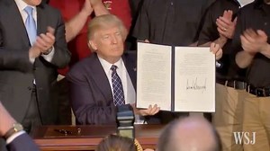 137K views · 1.4K reactions | President Trump signed an executive order on Tuesday that begins the process of reversing climate change policies put in place by President Obama, including his predecessor's Clean Power Plan. WSJ's Shelby Holliday has the details. | The Wall Street Journal | Facebook