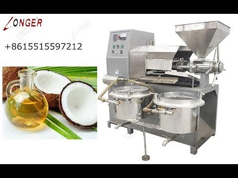 200 KG/H Commercial Coconut Oil Expeller Making Machine Price