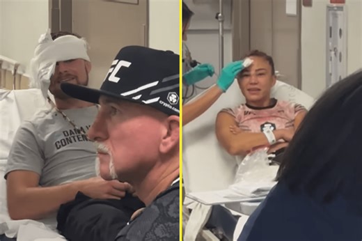 Footage shows hospital overrun with UFC fighters after devastating injuries and gruesome cuts mar Dana White’s latest event