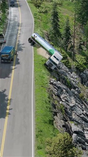 Realistic Highway Car Crashes #315