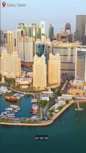 Doha in 4K!! ❤️📽️ A Cinematic Glimpse of Qatar #travel #4k #qatar #cinematics