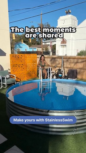 Remember Texas tank pools? We made them bigger, sleeker, and fully custom — swim your way today! StainlessSwim — Custom-designed steel pools built to last for years. | StainlessSwim - Custom Tank Pools in Austin and Dallas TX | Facebook