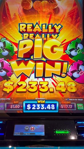 REALLY REALLY BIG PIG WIN - #slots