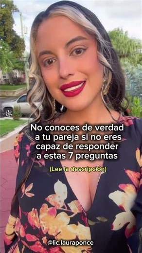 7 preguntas para conocer a tu pareja realmente 🥰😏 #parejas #relaciones