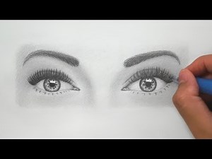 Mind Luster - Learn How to Draw Realistic Eyes for BEGINNERS Super Detailed Instructions