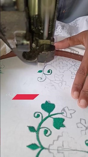 Easy Knotted Chain Stitch Tutorial | Learn Beautiful Hand Embroidery Fast #shorts #trending