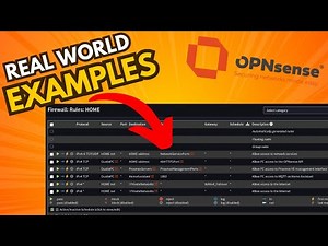 Real World Examples of OPNsense Firewall Rules for a Home Network