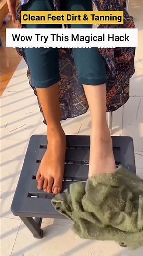 🔥Get Fair Feet in 5Minutes/Remove Suntan Easily At Home/Easy pedicure #skincare #shorts #viralvideo