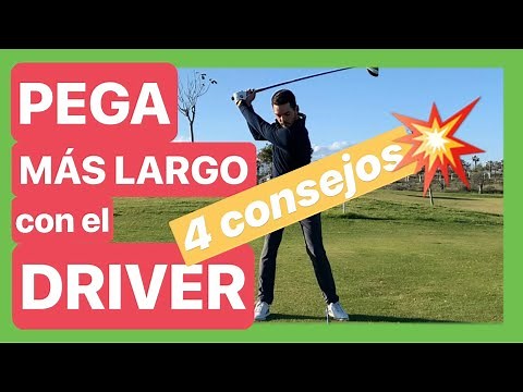 Golf DRIVER SWING español ⛳️ - 4 CONSEJOS para pegar MÁS LARGO 💥