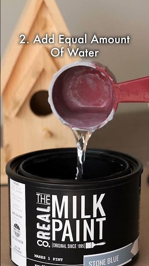 How To Mix Milk Paint In 3 Easy Steps #shorts #milkpaint #naturalpaint
