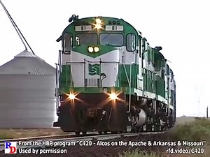 211K views · 378 shares | A northbound Apache Railway train at the pig farm. From the Highball Productions show "C420 - Alcos on the Apache and Arkansas & Missouri" https://rfd.video/C420 | Railfan Depot | Facebook