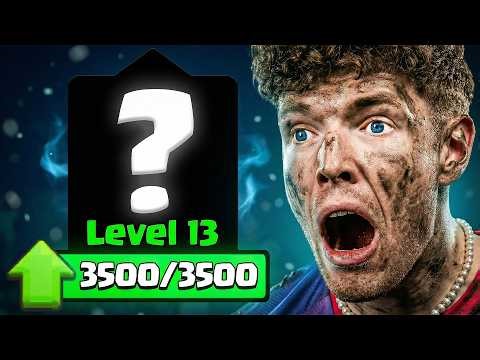 😱🤯MY FIRST LEVEL 13 CARD for €0.00... (Hardcore F2P Project) | Clash Royale German