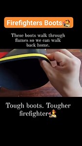 15K views · 182 reactions | Firefighter boots are very strong and...