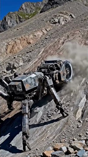The Machine That Turns Mountains Into Roads | You’ve Never Seen a Machine Move Like This