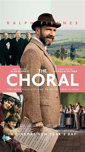 NOW SHOWING Ralph Fiennes in THE CHORAL from multi-award-winning ALLAN BENNETT. Set in WW1 as the men go off to war, a choral society must find new members from the teenagers who are grappling with being enlisted. Very moving. | Avoca Beach Theatre